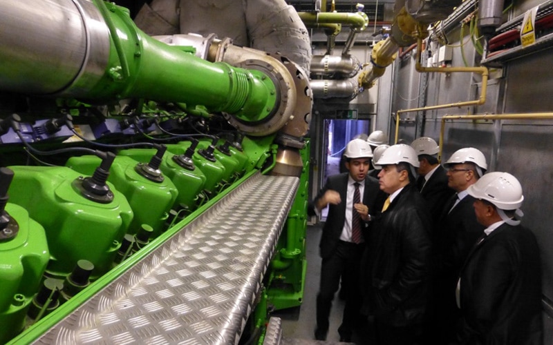 Tunisian Minister for Industry visits St Thomas’ Hospital CHP plant