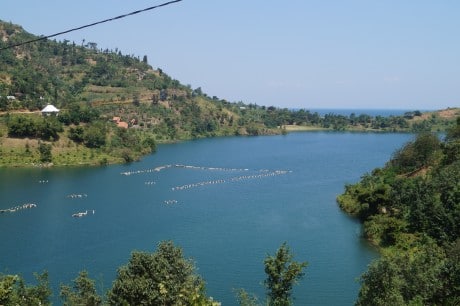 A view over Lake Kivu,