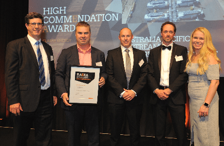 Awarded High Commendation in Project Management