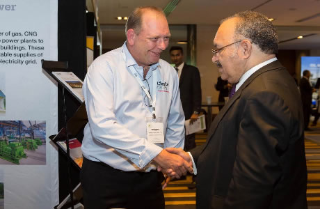 PNG Prime Minister Visits Clarke Energy