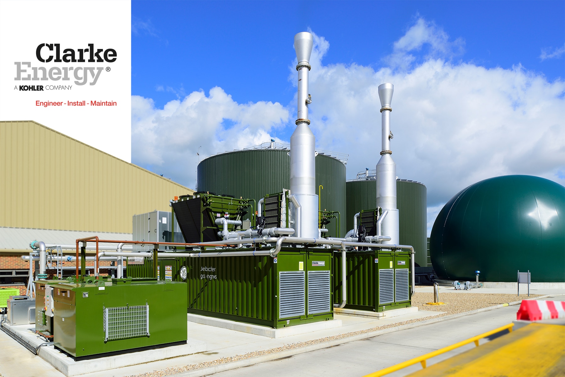 Bygrave Clarke Energy Biogas 2