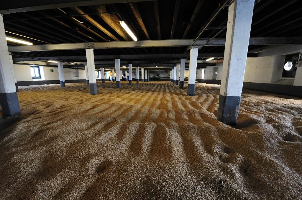 A photograph of a malting room at a distillery highlighting potential for chp for the distillery and brewery supply chains