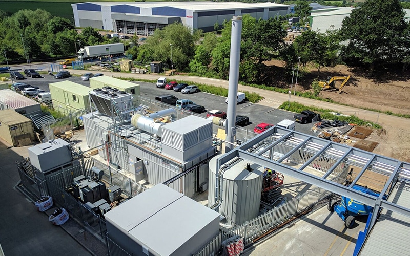 Plastic Omnium, BasePower, CCHP plant, UK