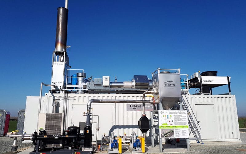 Στα αγγλικά: Biogas-fuelled Combined Heat Power Plant Installed at SAS Demeter Energies