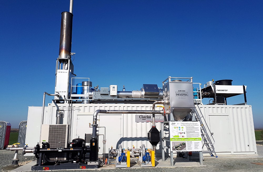 Στα αγγλικά: Biogas-fuelled Combined Heat Power Plant Installed at SAS Demeter Energies