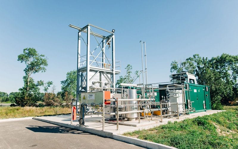 First Biogas Upgrading Installation at Perpignan Sewage Plant in France