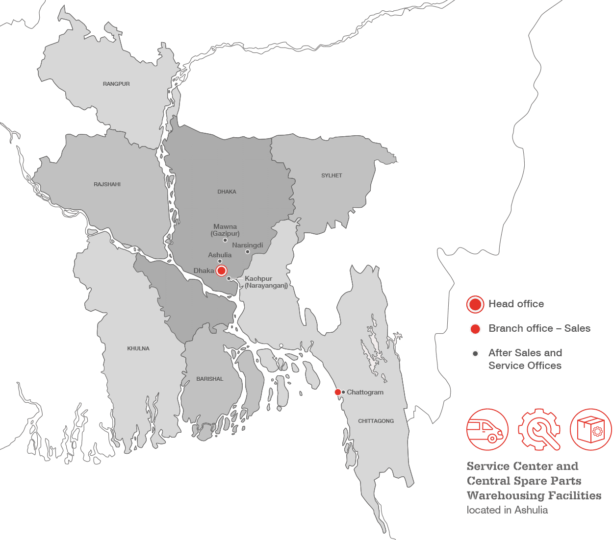 Clarke Energy Regional Facilities in Bangladesh