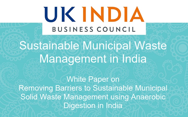 Στα αγγλικά: White Paper – Sustainable Municipal Waste Management in India