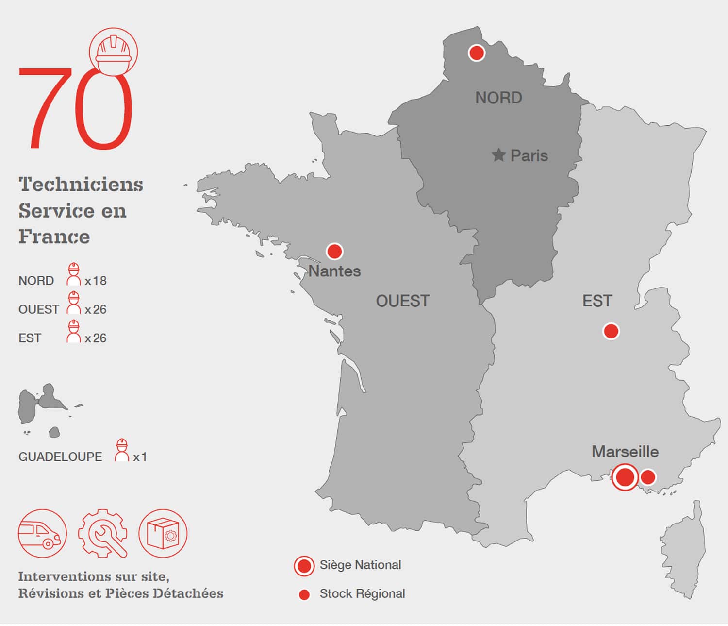 Clarke Energy France Map