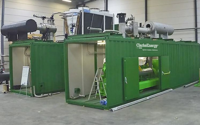 Στα αγγλικά: Containerised Cogeneration Solutions from Clarke Energy