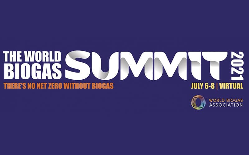 The World Biogas Summit 2021 (Virtual) | July 6th to 8th