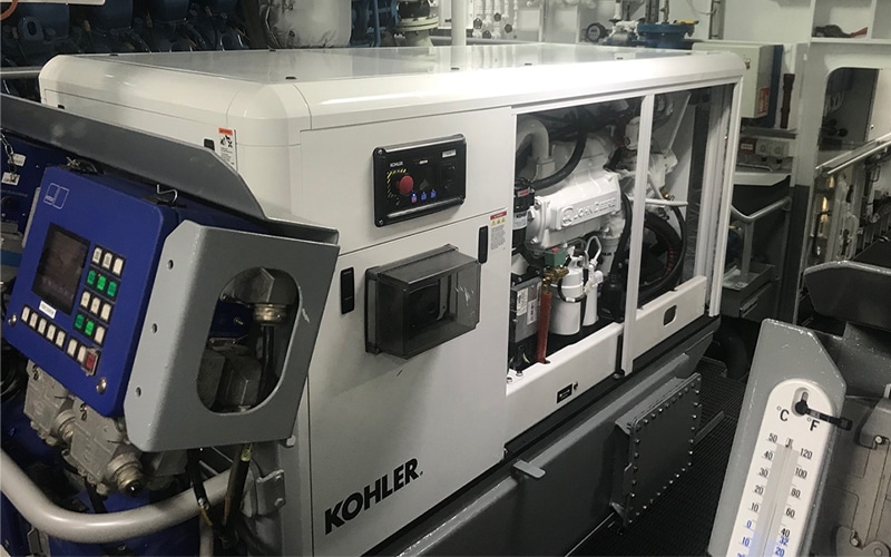 Στα αγγλικά: KOHLER® Marine Generators Supplied to Off-Shore Work Vessel