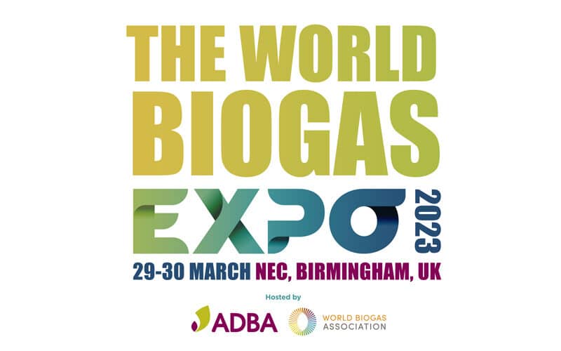 The World Biogas Expo 2023 | Hosted by ADBA and WBA | 29th – 30th March