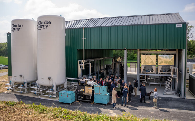 Inauguration of Innovative Carbon Negative Biogas Upgrading Plant at Sanamethan, France