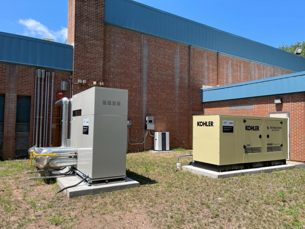 A CHP Anchored Microgrid in Conneticut, USA