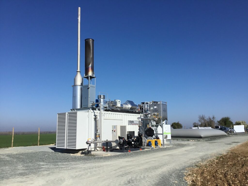 An Agricultural Biogas Plant CHP Engine in France