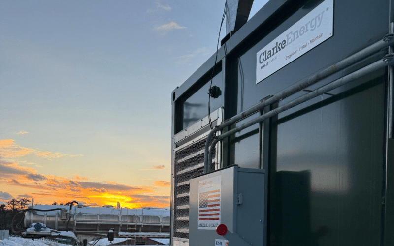 Clarke Energy CHP Unit Supports RNG Production in Maine