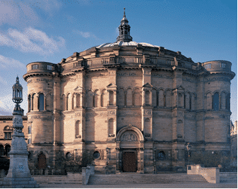 View of old building at Edinburgh University
