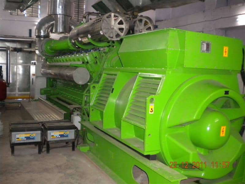 Filatex trigeneration gas engine, India