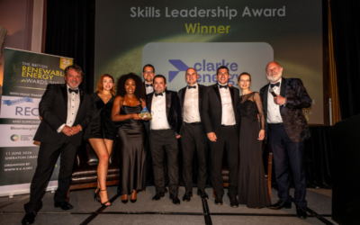 Clarke Energy Wins the Renewable Energy Association (REA) Skills Leadership Award