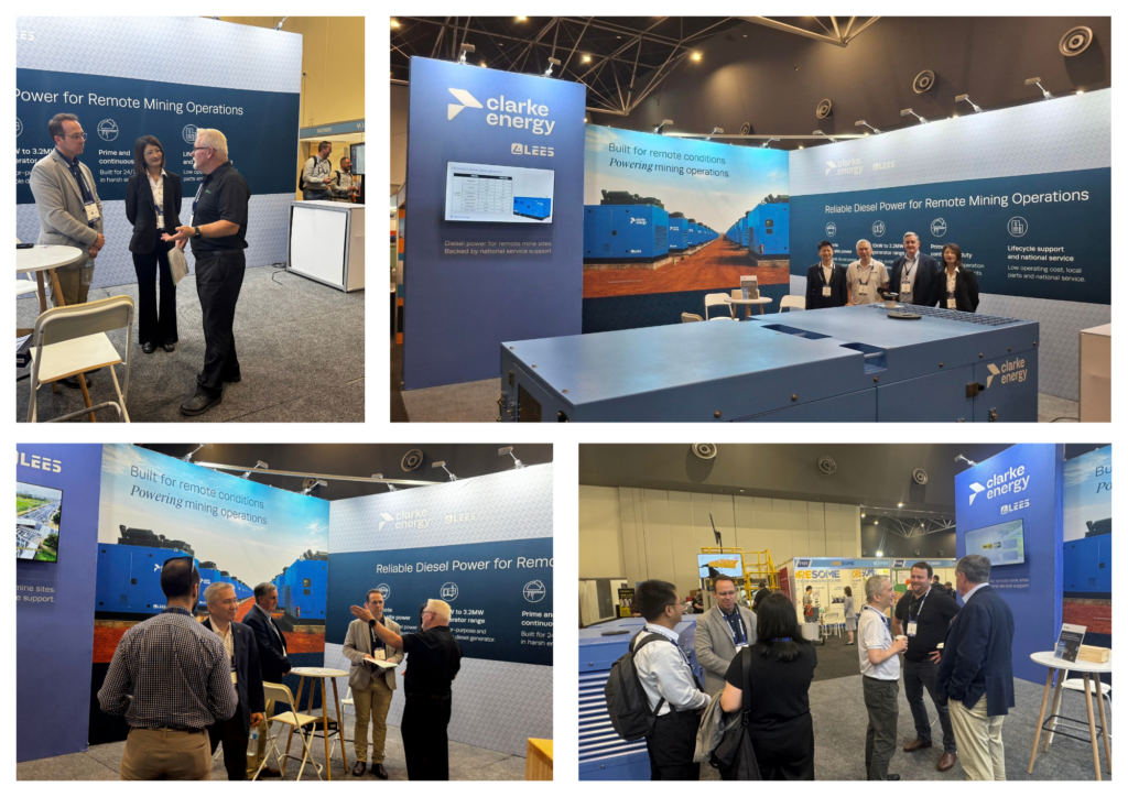 Image shows Clarke Energy Australia attended the 2026 WA Mining Conference & Exhibition, connecting with industry stakeholders 