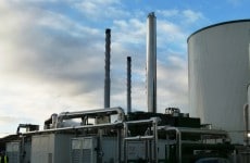 Biogas cogeneration facility