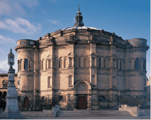 View of old building at Edinburgh University