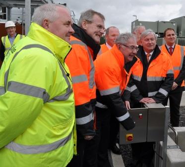 Drehid landfill gas to power facility opened by Irish Minister for Energy